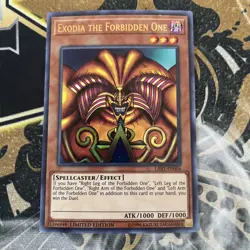 Exodia the Forbidden One Ultra Rare Sealed LART-EN004 Lost Art Near Mint Yugioh - Image 1