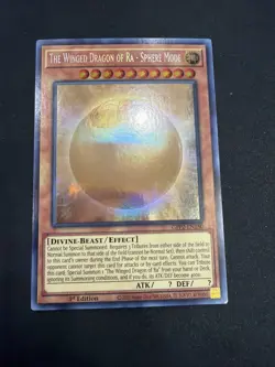 Yu-Gi-Oh The Winged Dragon of Ra Sphere Mode Ghost Rare 1st Ed GFP2-EN180 LP/NM - Image 1