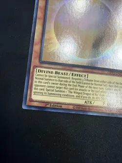 Yu-Gi-Oh The Winged Dragon of Ra Sphere Mode Ghost Rare 1st Ed GFP2-EN180 LP/NM - Image 5