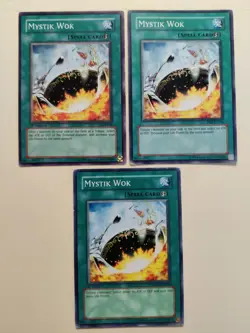 3x Mystik Wok AST/DR2/SDRL Common 1st Ed/Unlimited LP/MP - Image 1