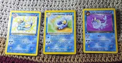 Pokemon TCG Vaporeon 1st Edition 3 Card Lot Mix - Image 1