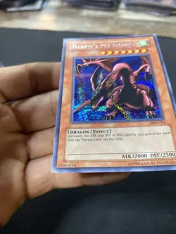 Harpie's Pet Dragon Forbidden Memories FMR-002 Yugioh Card Prismatic Secret LP- - Image 3