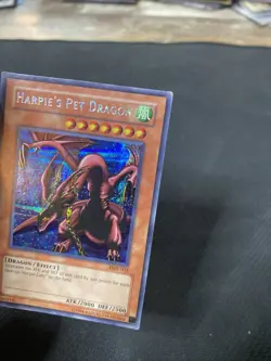Harpie's Pet Dragon Forbidden Memories FMR-002 Yugioh Card Prismatic Secret LP- - Image 4