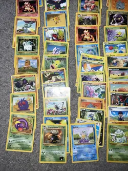 Vintage WOTC Pokemon Non Holo Lot Rare Base Fossil Jungle 100+ Card Lot - Image 2