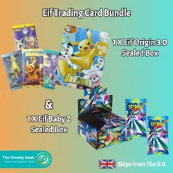 Eif Pokemon Card Value Bundle: Includes 1 x Eif Origin & 1 x Eif Baby 2 Box | UK - Image 1