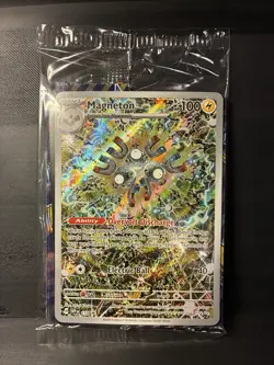 Pokemon TCG Magneton 159 Black Star Promo Holo Card Surging Sparks SEALED - Image 1