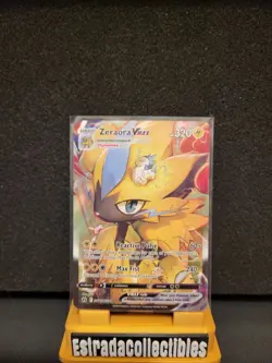 Pokemon TCG Zeraora VMAX Holo Card Crown Zenith: Galarian Gallery GG42/GG70 - Image 1
