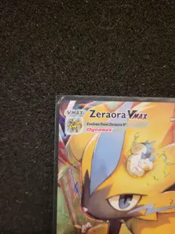 Pokemon TCG Zeraora VMAX Holo Card Crown Zenith: Galarian Gallery GG42/GG70 - Image 2
