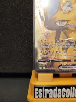 Pokemon TCG Zeraora VMAX Holo Card Crown Zenith: Galarian Gallery GG42/GG70 - Image 5