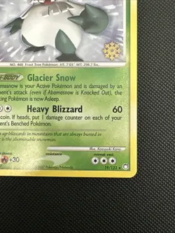 Abomasnow 19/123 Stamped Holiday Advent Calendar Snowflake Pokemon Card LP - Image 4