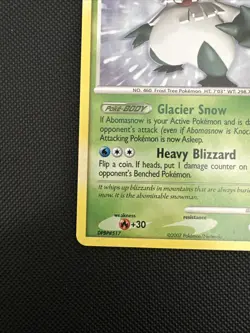 Abomasnow 19/123 Stamped Holiday Advent Calendar Snowflake Pokemon Card LP - Image 5
