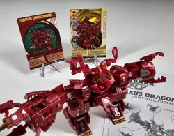 Bakugan New Vestroia Maxus Dragonoid Complete w/ Cards & Instructions - Image 2