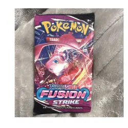 Pokemon Fusion Strike Booster Pack 10 Cards English Mew - Image 1