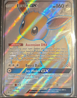 Pokemon TCG Eevee GX Promo Holo SM242 Basic English Card HP160 SM Set - Image 1