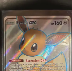 Pokemon TCG Eevee GX Promo Holo SM242 Basic English Card HP160 SM Set - Image 3