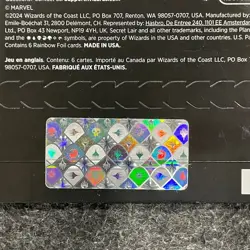 MTG: Secret Lair X Marvel Black Panther Rainbow Foil Ed, Sealed Sleeve has Wear - Image 4