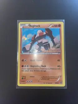 Pokemon 2015 XY Ancient Origins Cracked Ice Regirock Card - Image 3