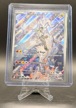 Pokemon Card N'S RESHIRAM Illustration Rare IR 167/159 Journey Together - Image 1