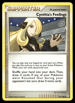 Pokemon Card - Legends Awakened 131/146 - CYNTHIA'S FEELINGS (uncommon) - LP - Image 3