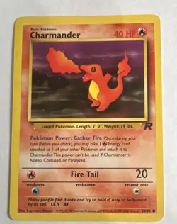 Pokemon Team Rocket 40 card lot vintage WOTC Charmander, Dark Vaporeon, Meowth - Image 2