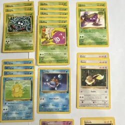 Pokemon Team Rocket 40 card lot vintage WOTC Charmander, Dark Vaporeon, Meowth - Image 3