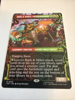 MTG Raph & Mikey, Troublemakers - Showcase - Teenage Mutant Ninja Turtles #0250 - Image 3