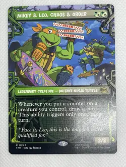 MTG Teenage Mutant Ninja Turtles-Mikey & Leo, Chaos & Order R0247 Reg - Image 1