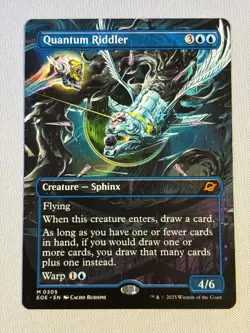 Quantum Riddler (Borderless) Edge of Eternities - MTG Pack Fresh! - Image 1
