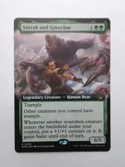 MTG Surrak and Goreclaw (MOM) March of the Machine (Extended Art) Regular 380 - Image 1