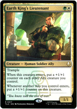 Earth King's Lieutenant - 0217 - Avatar: The Last Airbender TLA - MTG - NM/M - Image 1