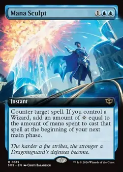 Mana Sculpt - Foil Extended Art SOS NM MTG - Image 1
