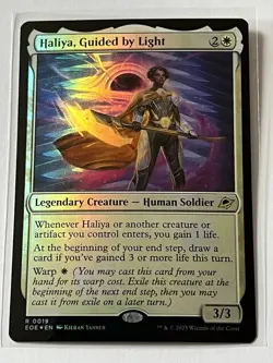 Haliya Guided by Light 19 MTG Edge of Eternities 2025 Near Mint Foil Rare - Image 2