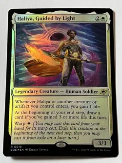 Haliya Guided by Light 19 MTG Edge of Eternities 2025 Near Mint Foil Rare - Image 4