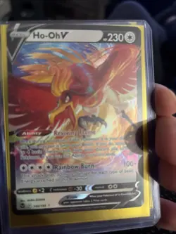 Ho-Oh V 140/195 Swsh12: Sword & Shield - Silver Tempest Holo Pokemon TCG - Image 1