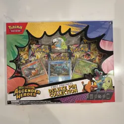 Pokemon TCG Mega Evolution Ascended Heroes First Partners Deluxe Pin Box English - Image 1