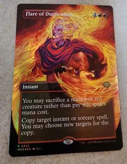 Flare of Duplication - #333 Foil (Borderless) Modern Horizons 3 - Mtg - Image 1