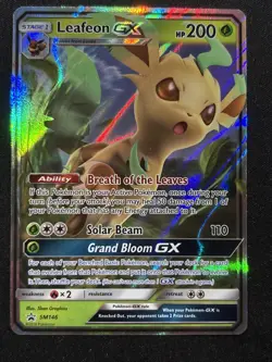 Pokemon Card - Leafeon GX - Sun & Moon Promo SM146 Holo Promo - Image 1