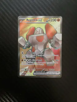 Regirock ex 214/182 SV10: Destined Rivals Pokemon TCG NM - Image 1