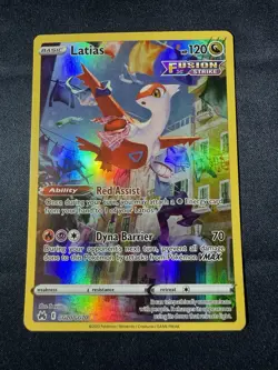 Pokemon TCG Latias GG20/GG70 Crown Zenith Galarian Gallery Holo - Image 1