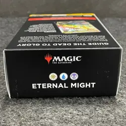 MTG: Aetherdrift Commander Deck - Eternal Might, Sealed Box is Worn - Image 4