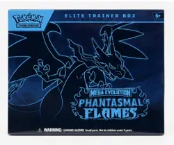 Pokemon TCG Mega Evolution Phantasmal Flames Elite Trainer Box ETB Sealed - Image 1