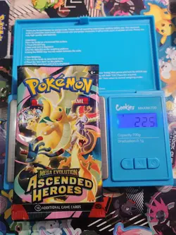 EXTREMELY HEAVY! 22.5g GOD PACKUUU Ascended Heroes Pokemon TCG Booster (SEALED) - Image 1