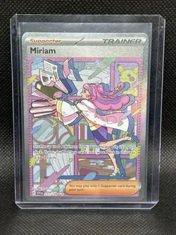 Miriam 251/198 SV01 Scarlet & Violet Base Set Full Art Holo SIR EN - Image 1