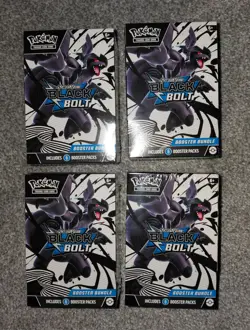 4X Pokemon TCG Scarlet & Violet Black Bolt Booster Bundle Box English - Image 1