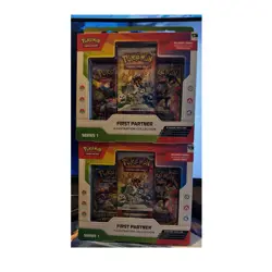 Pokemon TCG First Partner Illustration Collection Series 1 (2 Boxes) - Image 1