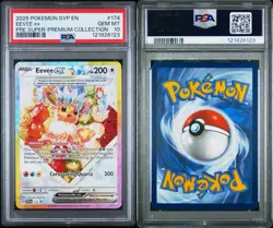 Pokemon TCG Eevee ex SV Promo #174 Holo PSA 10 Gem Mint English 2025 Tera - Image 5