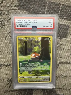 Pokemon TCG Hisuian Voltorb GG01/GG70 Full Art Holo Crown Zenith Psa9 - Image 1