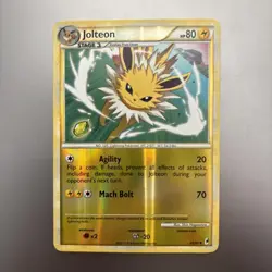 Pokemon Jolteon 45/95 Call of Legends Uncommon Reverse Holo 80 HP - Image 1