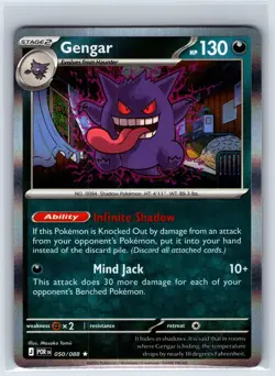 Gengar 050/088 Rare Perfect Order Pokemon Holo Near Mint - Image 1