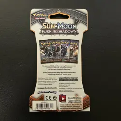 Pokemon TCG - Sun & Moon Burning Shadows Sleeved Booster Pack New Factory Sealed - Image 2
